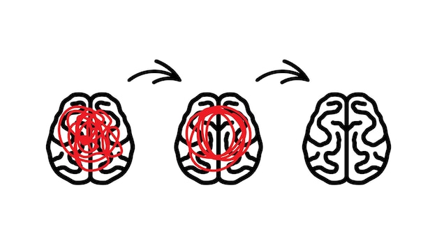 Process of solving psychological problems concept