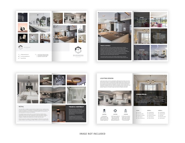 Product catalog design template or company product catalogue design template