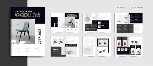 Product catalog design for your business professional furniture product catalogue theme