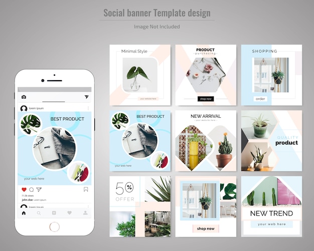 Product Minimal Social Media Post Template