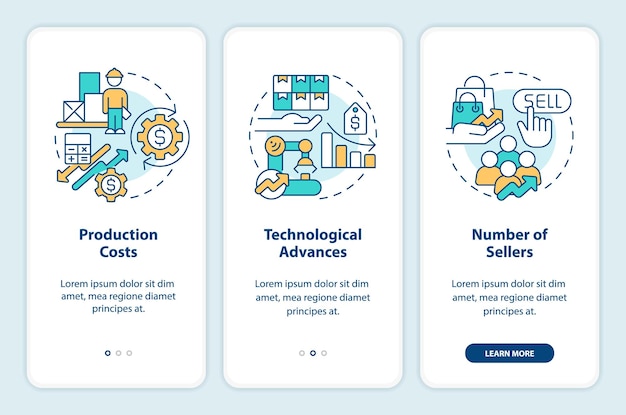 Production advanced onboarding mobile app screen