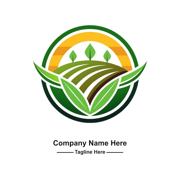 Vector a professional agriculture logo here