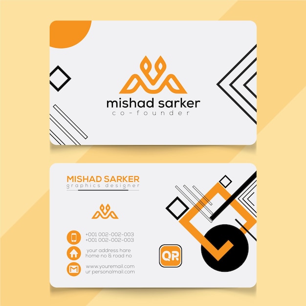 professional business card design template maker