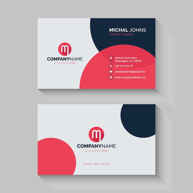 Professional Business Card Design Template