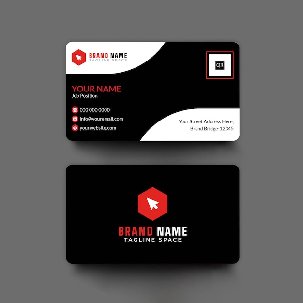 Professional business card design template