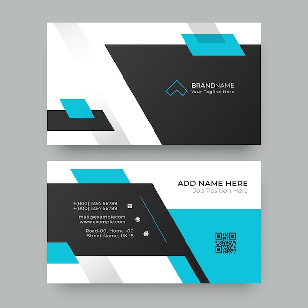 Professional business card design template