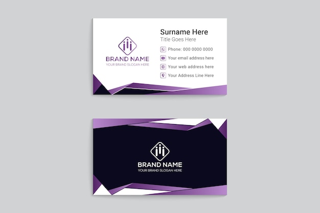 Professional business card design