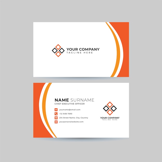 Professional Business Card  Template Set