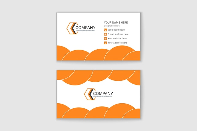 Professional business card template