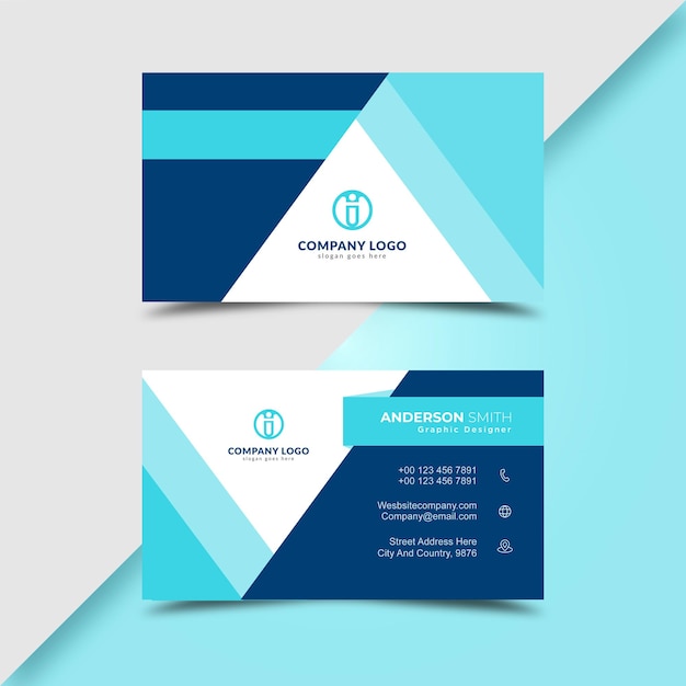 Professional business card template