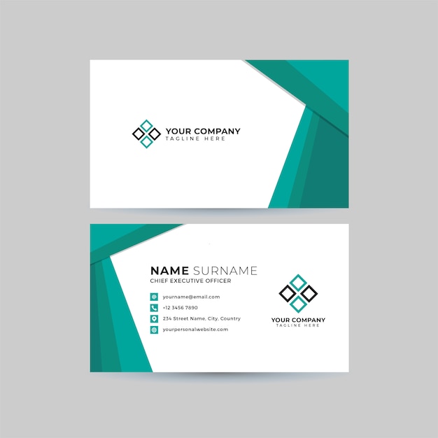 Professional Business Card   Templates Set