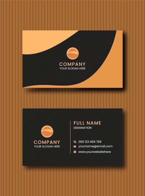 professional business card