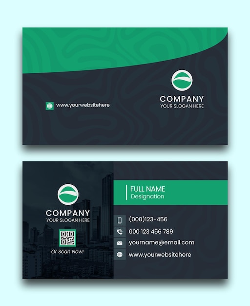 professional business card