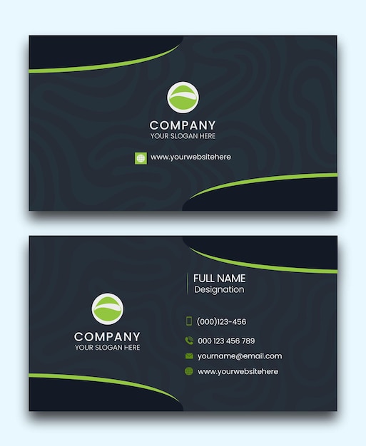 professional business card