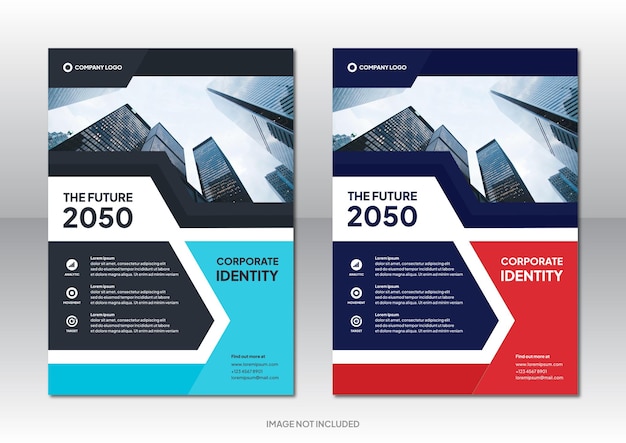 professional business corporate brochure design background template