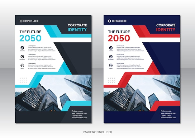 professional business corporate brochure design background template