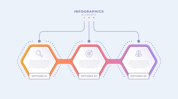 Professional business infographic template