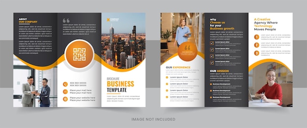 Professional business trifold brochure design