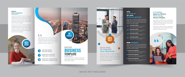 Professional business trifold brochure design