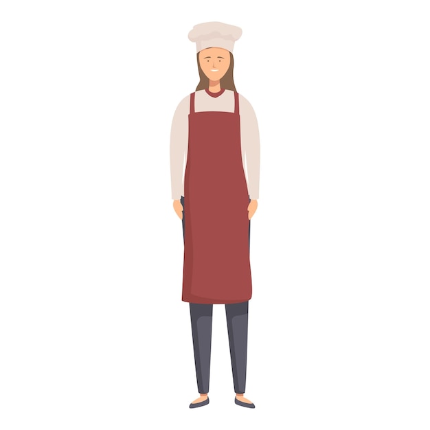 Vector professional chef in uniform illustration