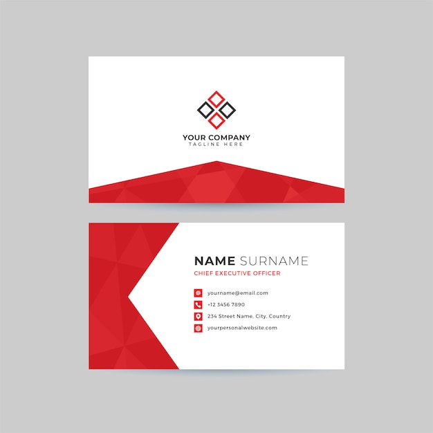 Professional Clean Business Card Template