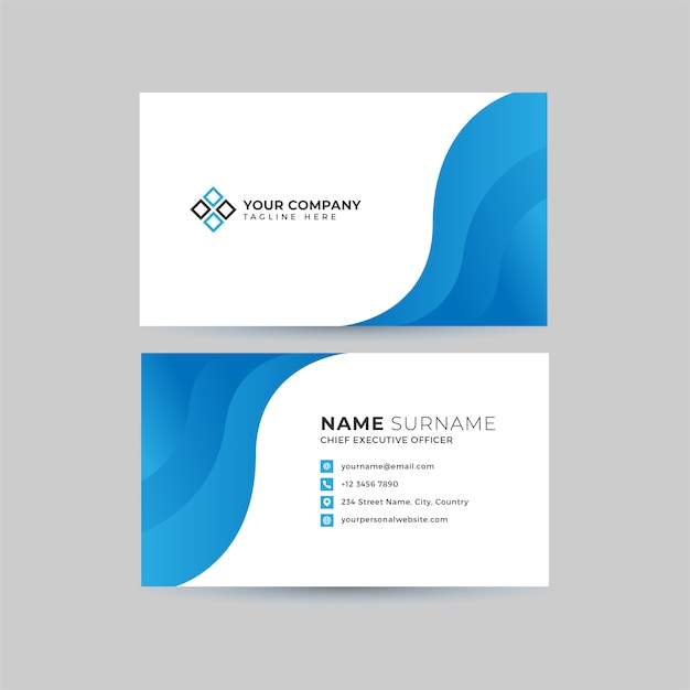 Professional Clean Business Card Template