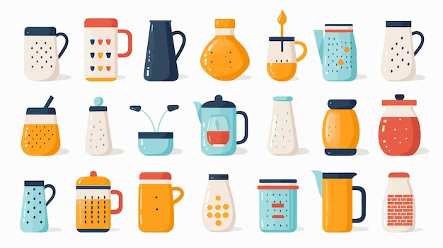 Professional Collection of Cooking Measures Icons for Culinary Designs