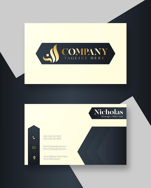 Professional company business card design