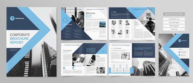 Professional Corporate Brochure or Booklet Template