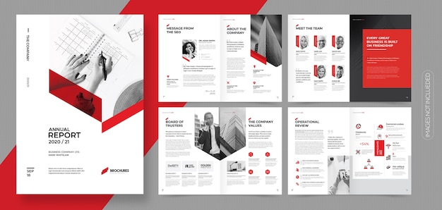 Professional Corporate Business Brochure or Booklet Template