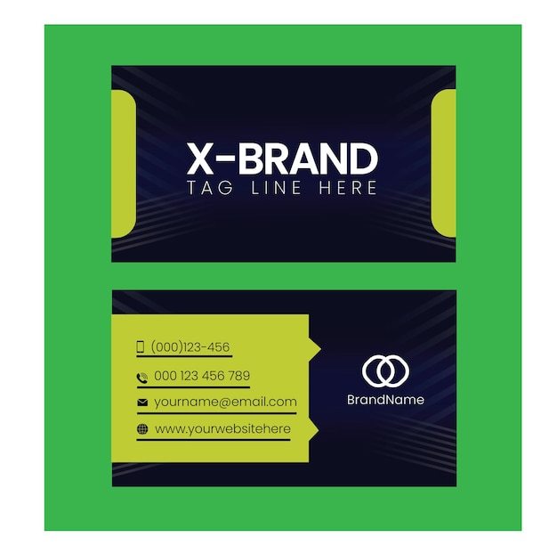 professional corporate business card template