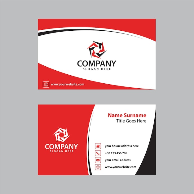 Professional corporate business card