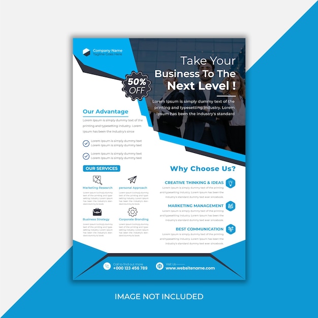 Professional Corporate Business Flyer Design Template