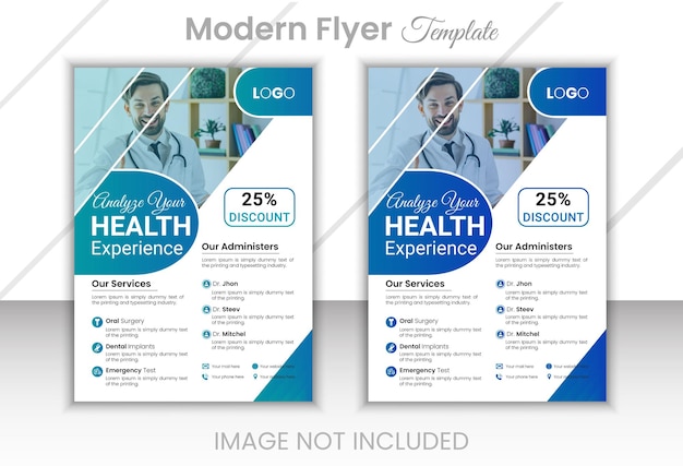 A professional corporate flyer template design