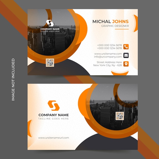 Professional creative business card and modern visiting card design template