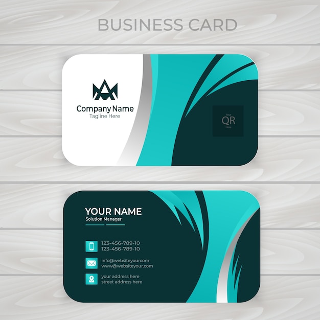 Professional creative business card template design