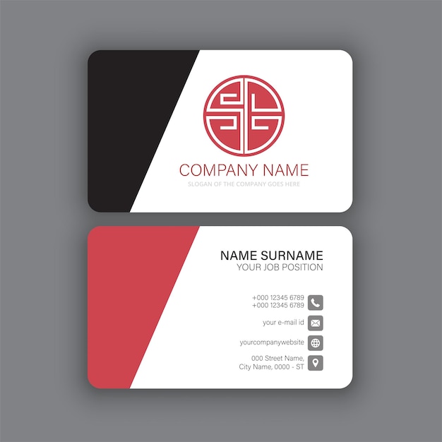 Professional and Creative Business Card Template