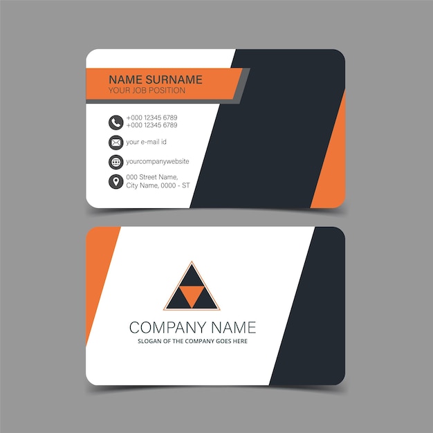 Professional and Creative Business Card Template