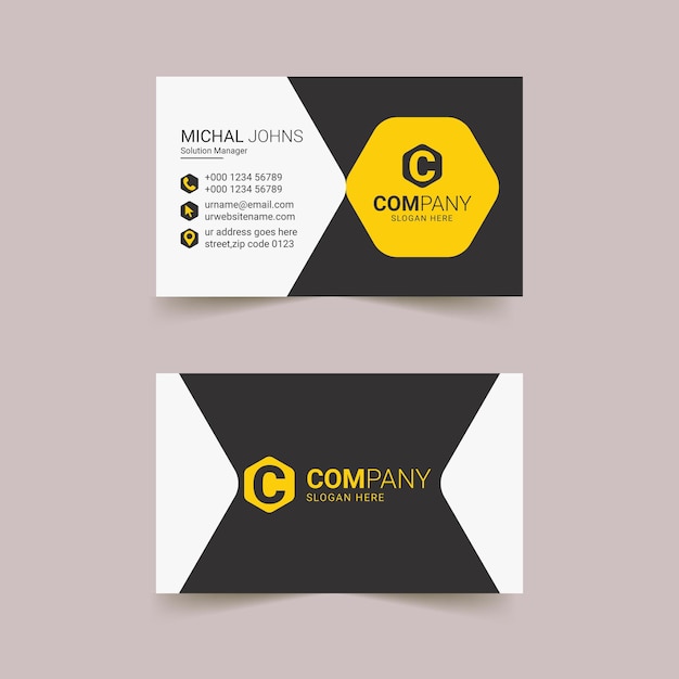 professional and creative business card template