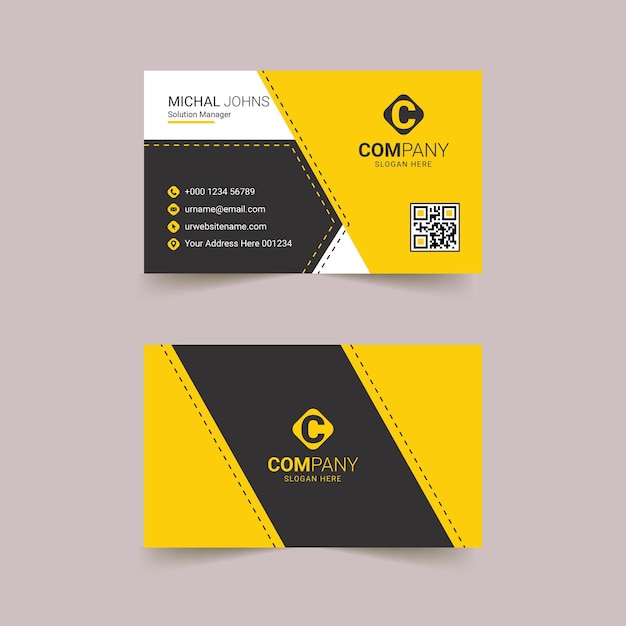 professional and creative business card template