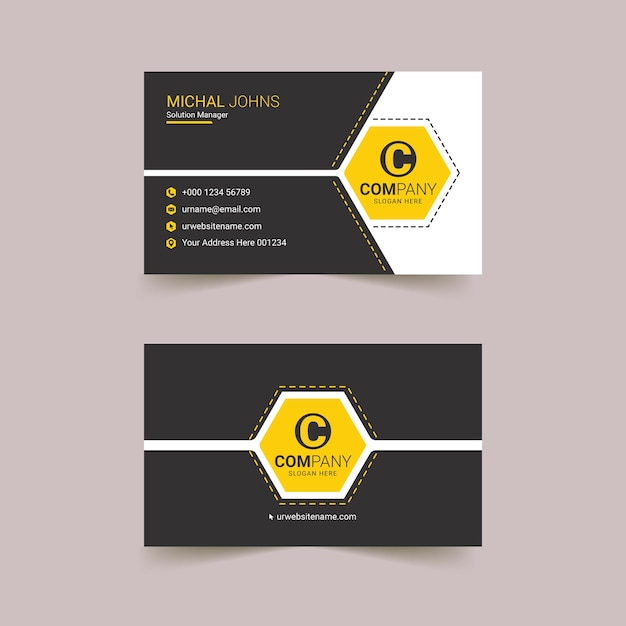 professional and creative business card template