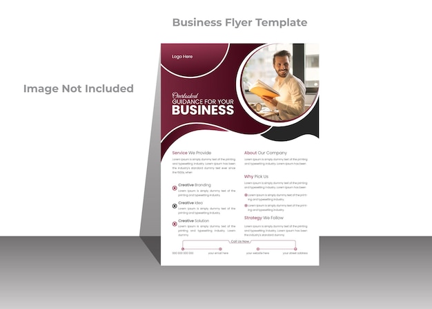 Professional creative business or modern corporate flyer template design