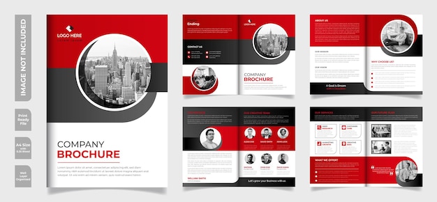 Professional and Creative Corporate Business Brochure Minimalist Design Print Template