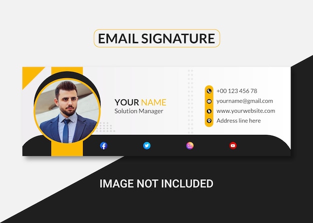 Professional and creative Email Signature design