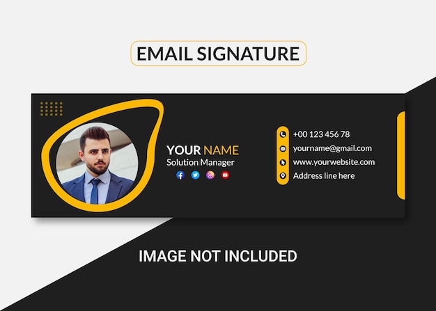 Professional and creative Email Signature design