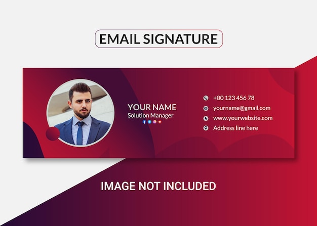 Professional and creative Email Signature design