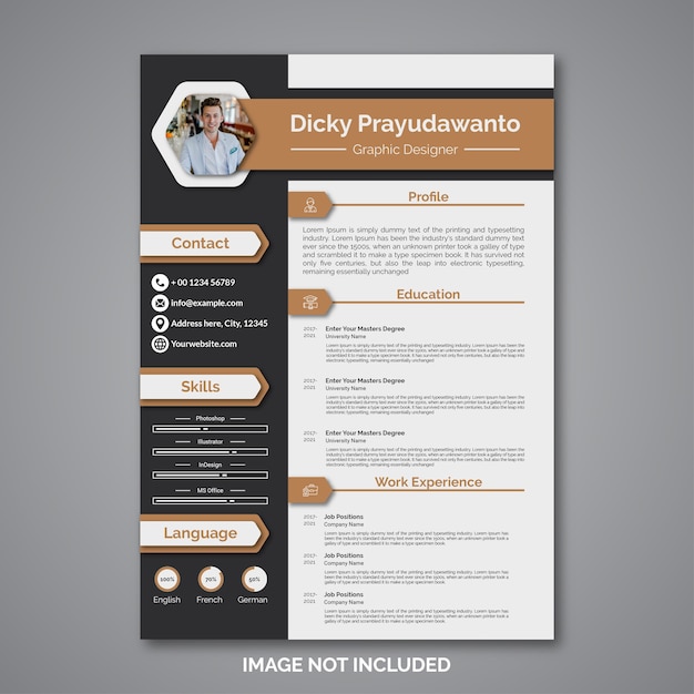 Professional curriculum vitae template