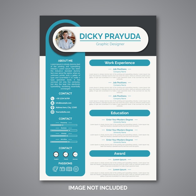 Professional curriculum vitae template