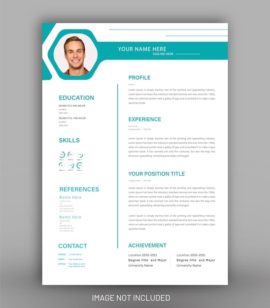 professional cv resume design