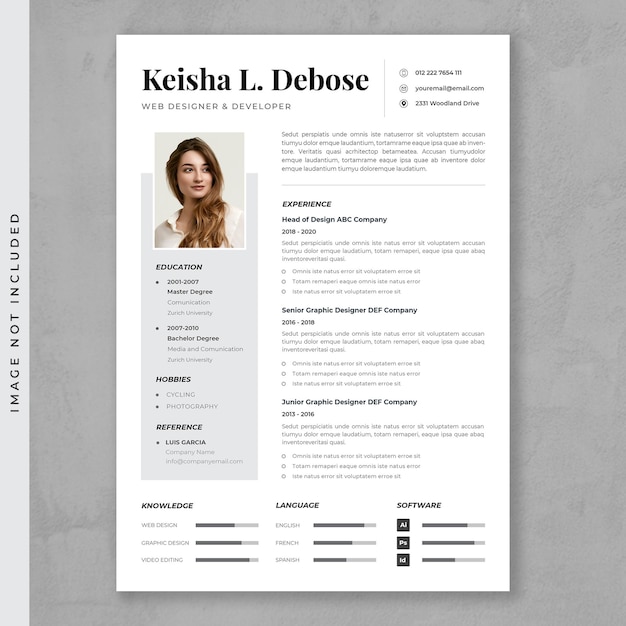 Professional CV resume